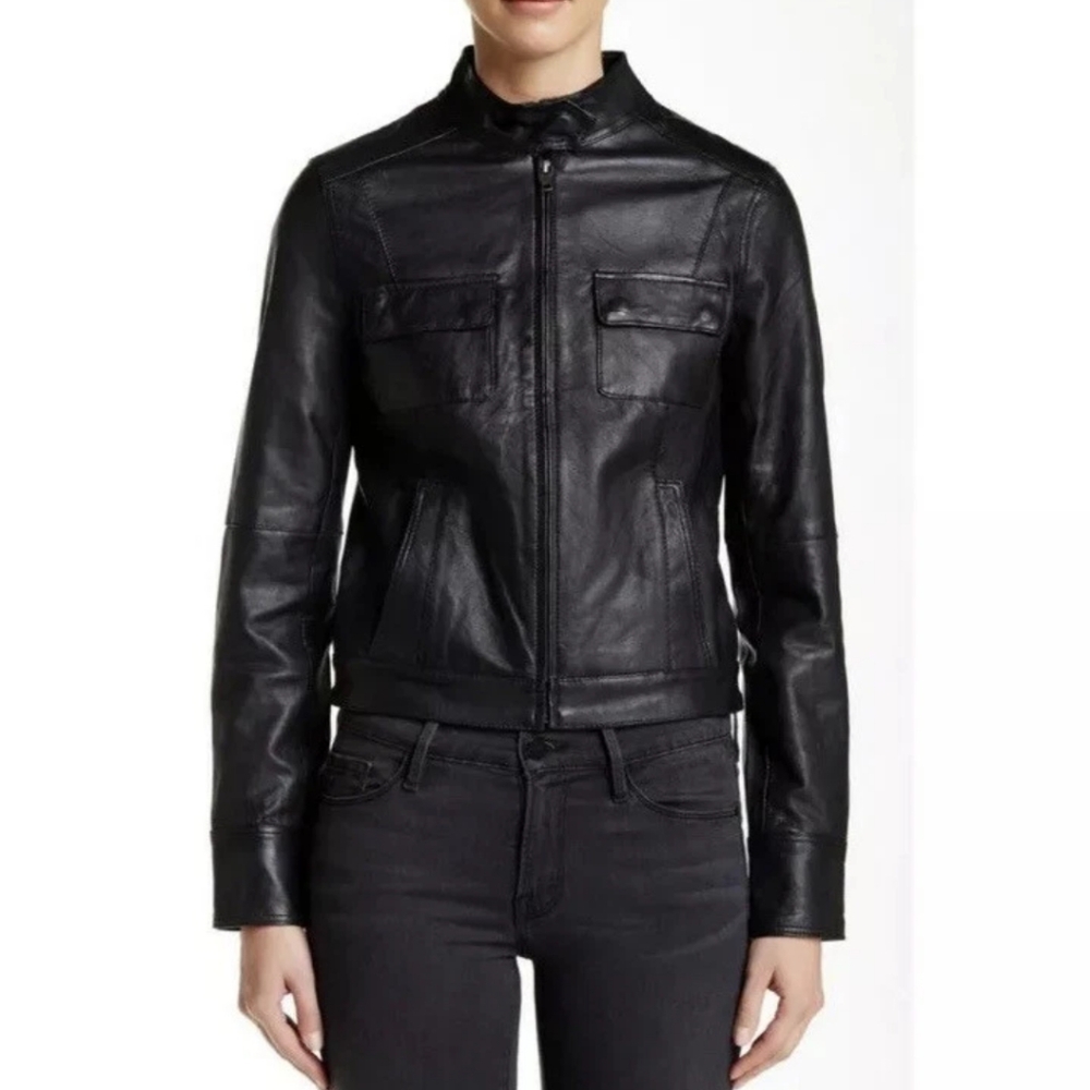 Members Only Black Leather Jacket